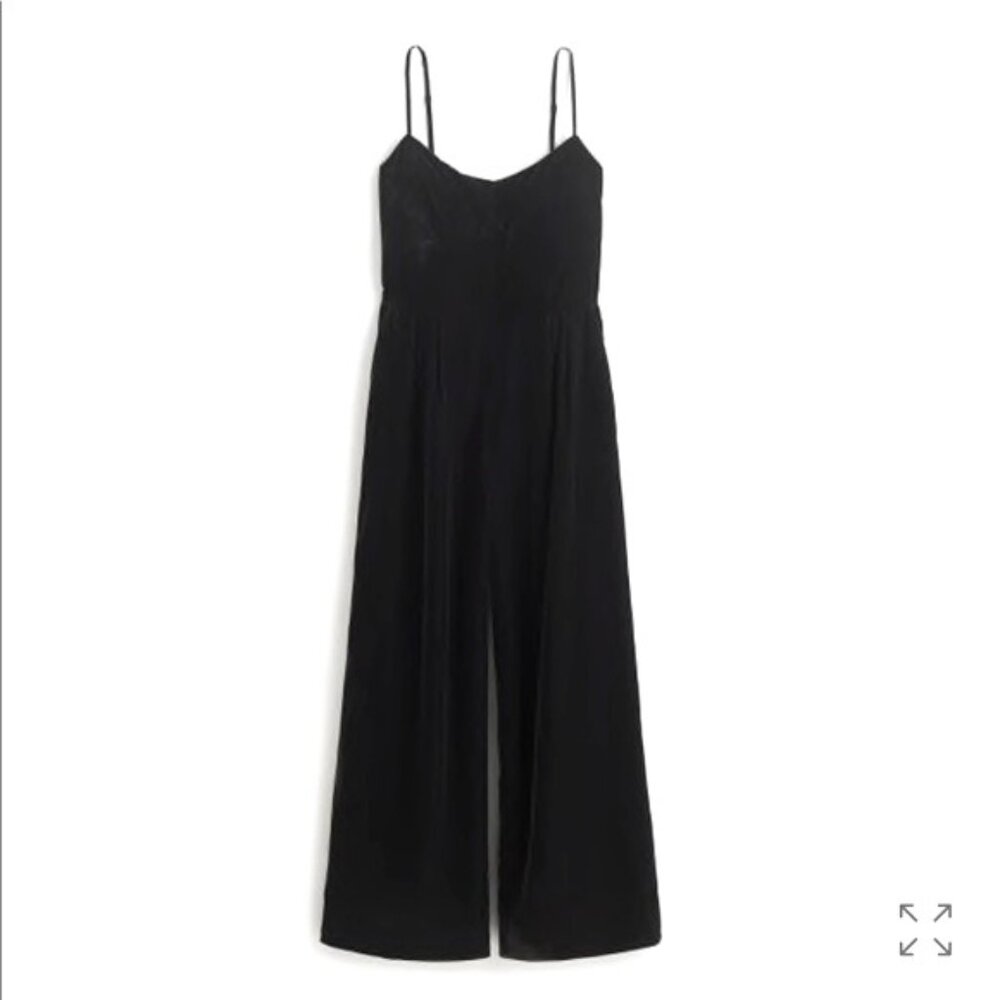 J. Crew Velvet Jumpsuit Sz 14
